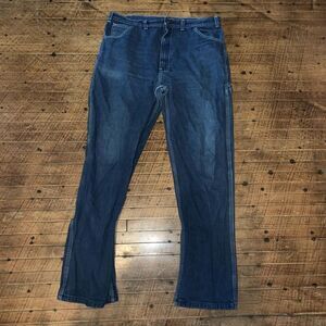 Keys grandpa farmers straight leg 36x32 medium wash jeans